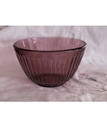 Vintage 1970&#39;s Pyrex Ribbed Amethyst Purple Mixing Bowl 7401-S 3 Cup 710... - $15.84