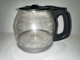 Mr. Coffee 12 Cup Glass Replacement Decanter Pot Black Handle &amp; Lid JWX2... - $15.84