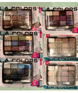 SET OF 6 L.A. COLORS 12 COLOR EYESHADOW PALETTES-Assorted - $49.16 CAD