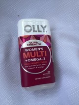 Olly Ultra Strength Women&#39;s Multi Omega-3 Daily Multivitamin 60 Softgels 3/26 - £5.47 GBP