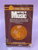 History of music, (Barnes &amp; Noble college outline series, COS147) - £7.66 GBP