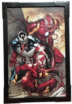 Pyramid America Marvel Venomized Avengers 18 x 12 Wood Framed Poster Wall Art - £19.77 GBP