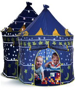 Limitlessfunn Kids Play Tent with Star Lights &amp; Carrying Case [ Pop up P... - £28.52 GBP