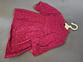 Pleasant Company Kirsten Doll Red School Dress American Girl Retired Hanger - £21.87 GBP