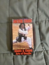 Rare 1980 Film Jackie Chan “Snake &amp; Crane Arts Of Shaolin” VHS 1995  - £7.30 GBP