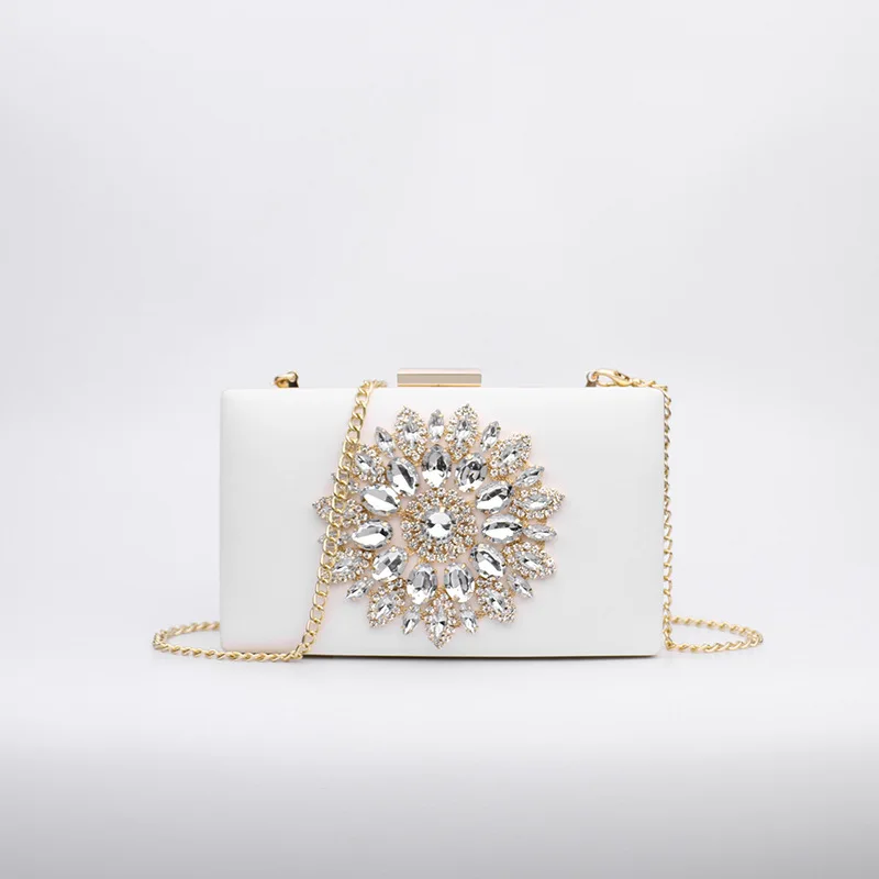 Fashion -studded Evening Clutch Bag  Crossbody Chain Small Bag Sequined Phone Ba - $89.43