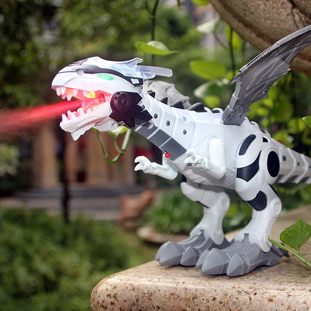 Dinosaur Toys For Kids Toys Spray Electric Dinosaur with Light Sound Mechanical - £30.11 GBP