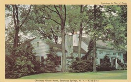 Chauncey Olcott Home Saratoga Springs New York NY Postcard E01 - $2.99