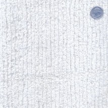 Terry Chenille White 57" Wide Cotton Fabric by the Yard A414.01 - £34.52 GBP
