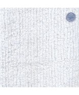 Terry Chenille White 57&quot; Wide Cotton Fabric by the Yard A414.01 - £34.52 GBP