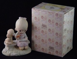 Precious Moments - Loving Is Sharing ~Rare~ 1st Edition with no Production Mark  - £3.66 GBP