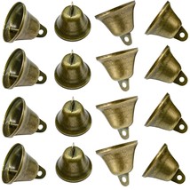 35Pcs Vintage Bronze Jingle Bells (1.7&quot;X 1.5&quot;) For Dog Doorbell &amp; Potty Training - £15.09 GBP