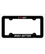 Irish Setter Novelty Metal License Plate Frame LPF-250 - $25.91 CAD