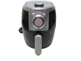 Chefman 2 Qt Air Fryer with Temperature Control &amp; Timer RJ38-2LM-DS Black - Used - £19.43 GBP