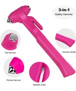 Emergency Car Auto Escape Tool Women&#39;s Window Breaker Seatbelt Cutter Pink - $379.94 MXN