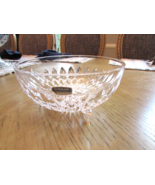 Gorham Althea Crystal 3 Legged Serving Bowl West Germany 7.5&quot; Hard to Find - $460.41 MXN