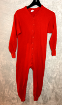 Vintage J.E. MORGAN red Arctex Long Johns Union base layer Suit Size S 34-36 - £19.53 GBP