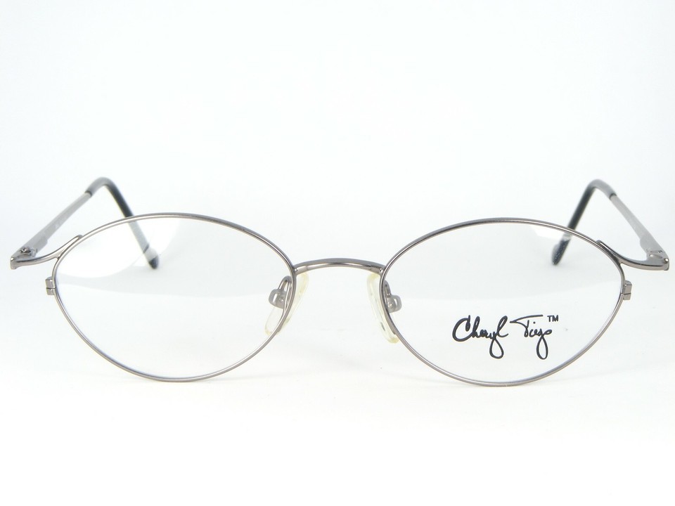 NEW Cheryl Tiegs CT 163 GR GREY EYEGLASSES GLASSES METAL FRAME CT163 48-17-140mm Item image 2