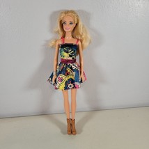 Barbie Doll Blonde 2010 With Dress Boots and Bracelet 12&quot; Tall Fashionistas - £8.75 GBP