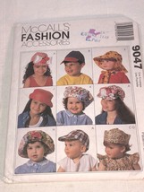 McCall&#39;s Fashion Accessories #9047  1997 UNCUT 16 Hat Patterns Boys &amp; Girls - £7.98 GBP