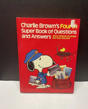 Charlie Brown&#39;s Fourth Super Book Of Questions And Answers Hardcover - £4.05 GBP