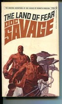 Doc SAVAGE-THE Land Of FEAR-#75-ROBESON-G-FRED Pfeiffer COVER-1ST Edtion G - £8.92 GBP