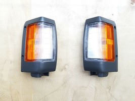 Black Corner Side Signal Lamp Light Fits For Nissan D21 Pickup 1990-97 Pair - $40.09