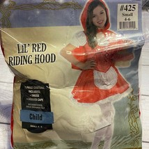 Lil&#39; Little Red Riding Hood Child Girls Size 4-6 Storybook Costume - £13.58 GBP