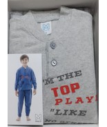 Pajamas for Child Long Sleeve Cotton Point Milan Plush Boy Maele - £20.25 GBP