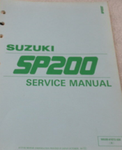 1991 Suzuki Motor SP200 Service Shop Manual 99500-41072-03E OEM - $19.99