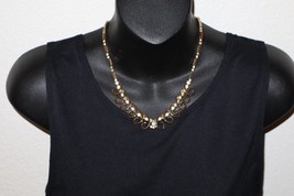 Vintage 1950s Sarah Coventry Celestial Fire Gold Tone Swirl Rhinestone N... - $15.00