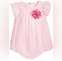 First Impressions Baby Girl Pink Mist Romper Dress 3-6 Months - £8.31 GBP