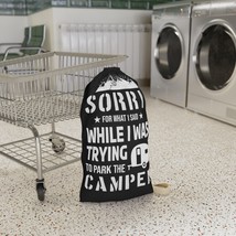 Glamping Camper Humor Laundry Bag Travel Trailer Graphic Art Custom Prin... - £25.02 GBP+