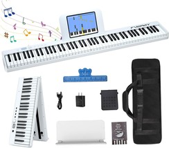 Folding Piano With 88 Keys, Compatible With Midi And Bluetooth, Suitable For - $172.98