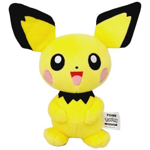 Pokémon Pichu 8&quot; Plush Tomy 2016 - $14.00