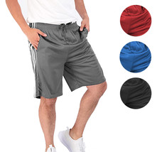 Men&#39;s Lightweight Basketball Mesh Workout Sports Gym Fitness Athletic Shorts 2XL - £15.90 GBP