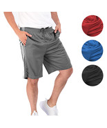 Men&#39;s Lightweight Basketball Mesh Workout Sports Gym Fitness Athletic Sh... - £7.50 GBP+