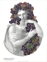 Piero Fornasetti Portrait With Grapes - £59.21 GBP