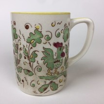 Italiano By Westwood Floral Coffee Mug Cup Handcrafted In Japan 4” Tall. Chicken - £7.13 GBP