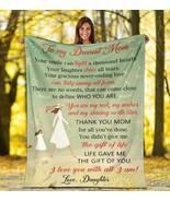 Mother &amp; Daughter Fleece Blanket Gift for Mom From Daughter Sofa Sherpa ... - £45.50 GBP+