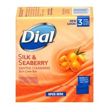 Dial Bar Soap, Silk &amp; Seaberry, 4 oz Bars, 3 ea - £18.08 GBP