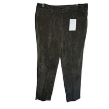 New Zac &amp; Rachel Slim Leg Olive Green Corduroy Women’s Pants Size 12 Str... - $30.01