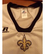 NEW ORLEANS SAINTS Adult Nylon White "Practice Jersey" NWOT Size (3XL/2X... - $29.69
