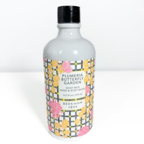 Beekman 1802 Hand and Body Wash Plumeria Butterfly Garden 12.5 Oz SEALED - £11.60 GBP