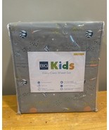 The Big One Kids Full Sheet Set - Space Stars Gray Moon Stars Astronaut - $42.56