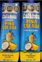 4X Calahua Pina Colada Mix Pineapple Concentrate - 4 Of 1 Liter Each - Free Ship - £37.88 GBP