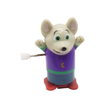 Vintage Chuck E Cheese Wind Up Figure Toy NONWORKING Pizza Mouse Prize - $9.94