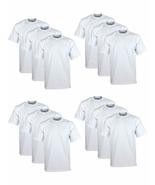 Pro Club Men&#39;s 12-Pack Heavyweight Cotton Short Sleeve Crew Neck T-Shirt... - $1,913.27 MXN