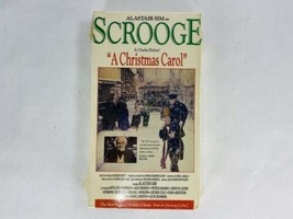 SCROOGE: Charles Dickens A Christmas Carol 1951 VHS 1990 Release in Colo... - £19.10 GBP