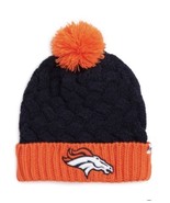 &#39;47 Brand NFL Denver Broncos Womens  MATTERHORN With Pom Knit Beanie BNWTS - £17.33 GBP